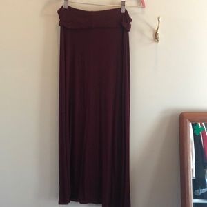 Floor length skirt